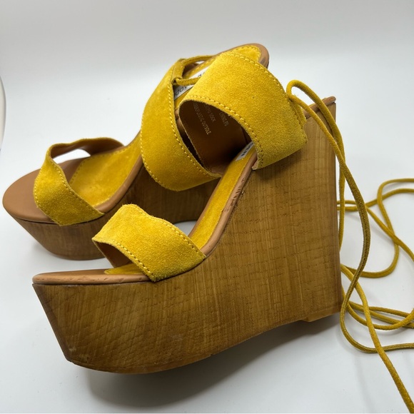 Steve Madden Beachbar Ultra High Wedge Platform Sandals Size 9 - Picture 2 of 10